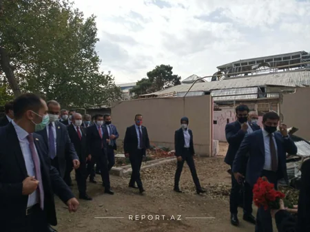 Speaker of Turkish parliament arrives in Ganja
