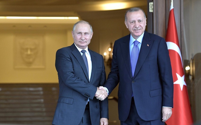 Ərdoğanla Putin Qarabağı müzakirə etdilər 