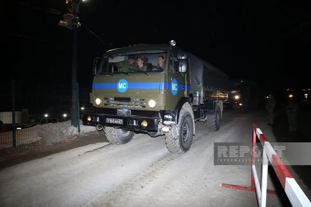 Conditions for passage of 25 peacekeepers' vehicles created on Khankandi-Lachin road