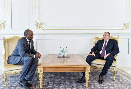 President Ilham Aliyev received credentials of two incoming ambassadors