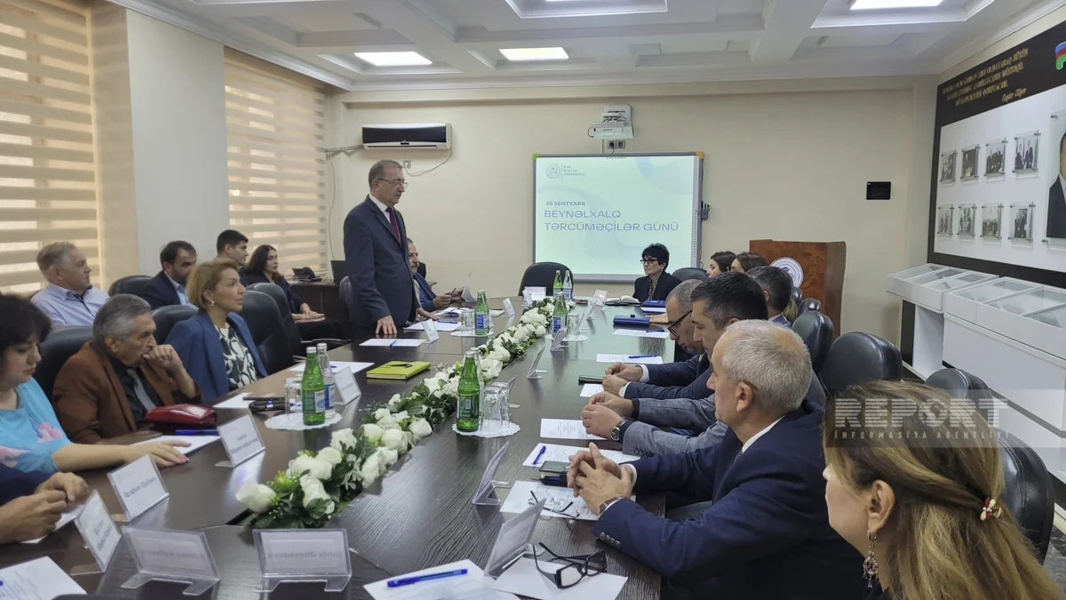 BSU-da tərcümə işinin vəziyyəti müzakirə olunub