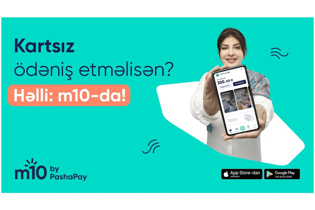 Qarşılayın, m10 - Azərbaycanın yeni elektron pulqabısı