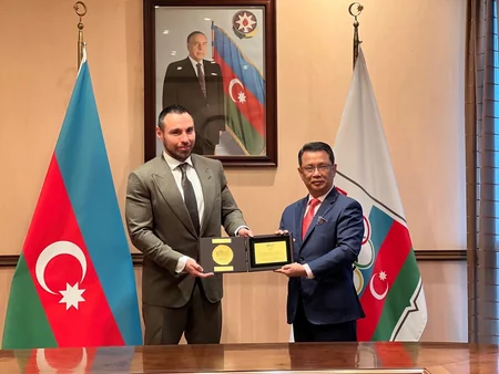 Azər Əliyev Malayziya Olimpiya Şurasının prezidenti ilə görüşüb