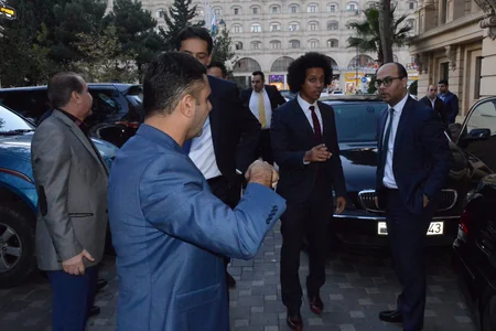 Pierre-Alain Raphan visits Azerbaijan Taekwondo Federation