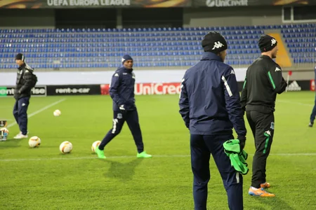 Qəbələ və Krasnodar klubları oyun öncəsi son məşqlərinə çıxıblar