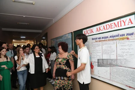İrpen məktəbinin şagirdləri Akademik Zərifə Əliyeva adına liseydə olublar