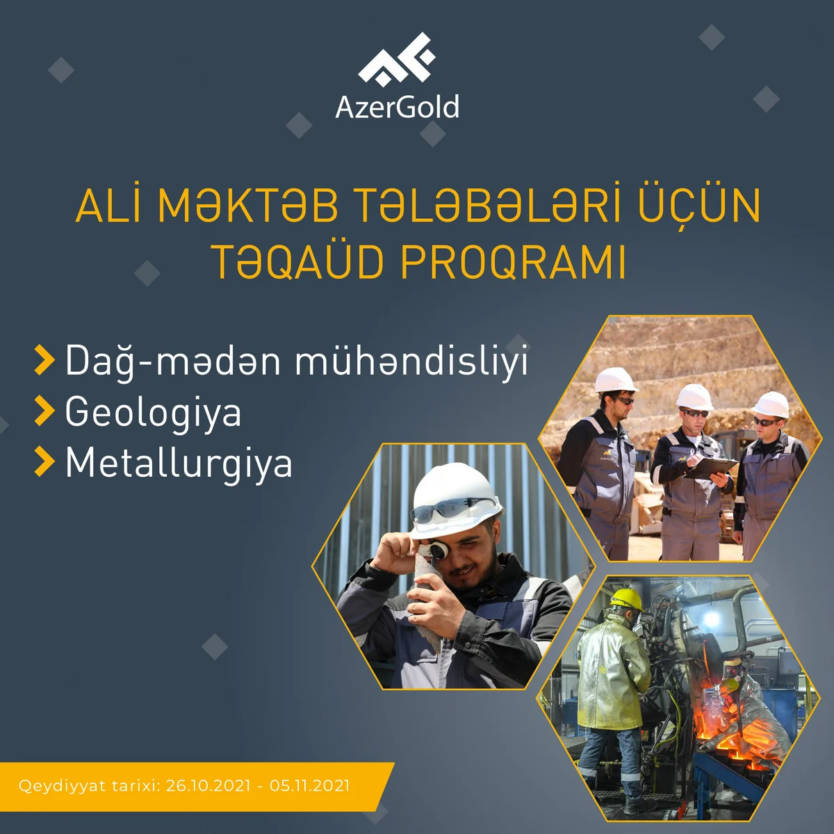 “AzerGold” ali məktəb tələbələri üçün Təqaüd proqramı elan edib
