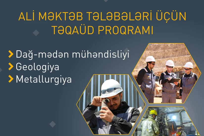 “AzerGold” ali məktəb tələbələri üçün Təqaüd proqramı elan edib