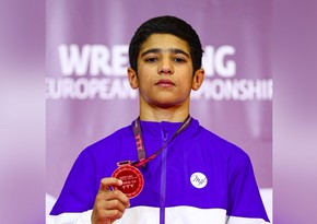 Avropa çempionatı: Azərbaycanın daha bir güləşçisi qızıl medal qazanıb
