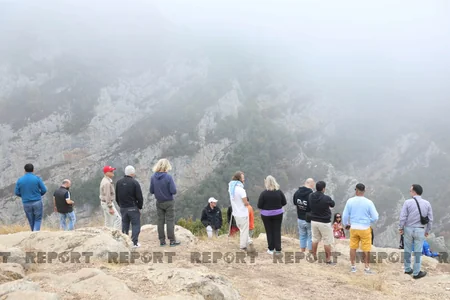Int'l travellers visiting Shusha get acquainted with Azerbaijan's construction work there
