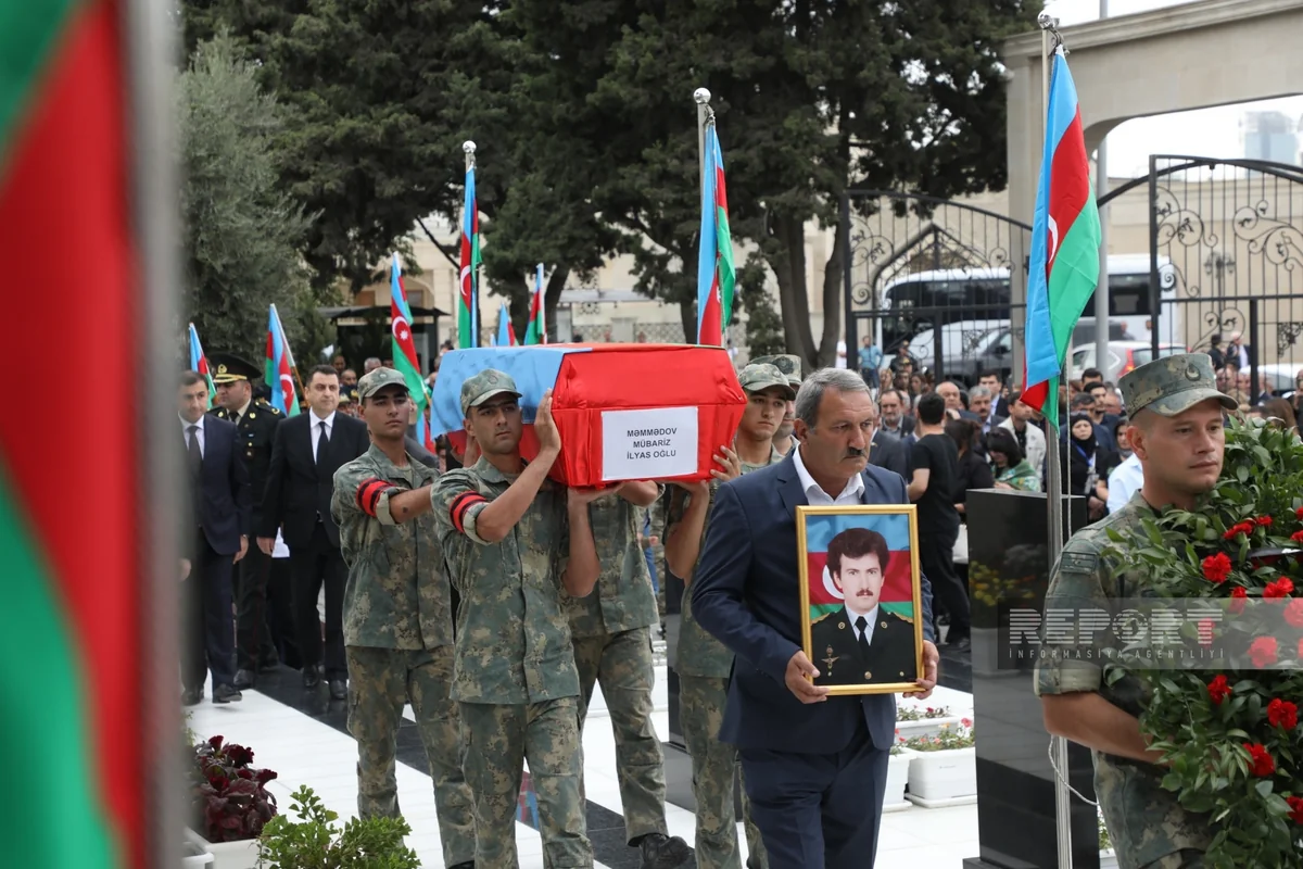 I Qarabağ müharibəsində itkin düşən hərbçi Mübariz Məmmədov dəfn olunub