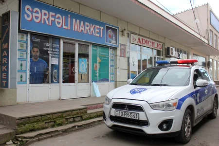 Qubada mağazadan oğurluq etmək istəyən şəxs iş başında yaxalandı