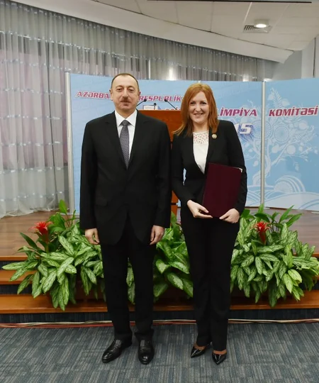 ​Prezident İlham Əliyev 2015-ci ilin idman yekunlarına həsr olunan mərasimdə iştirak edib