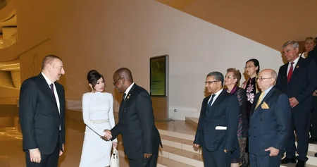President Ilham Aliyev hosted official reception in honor of heads of state and government participating in Baku Summit