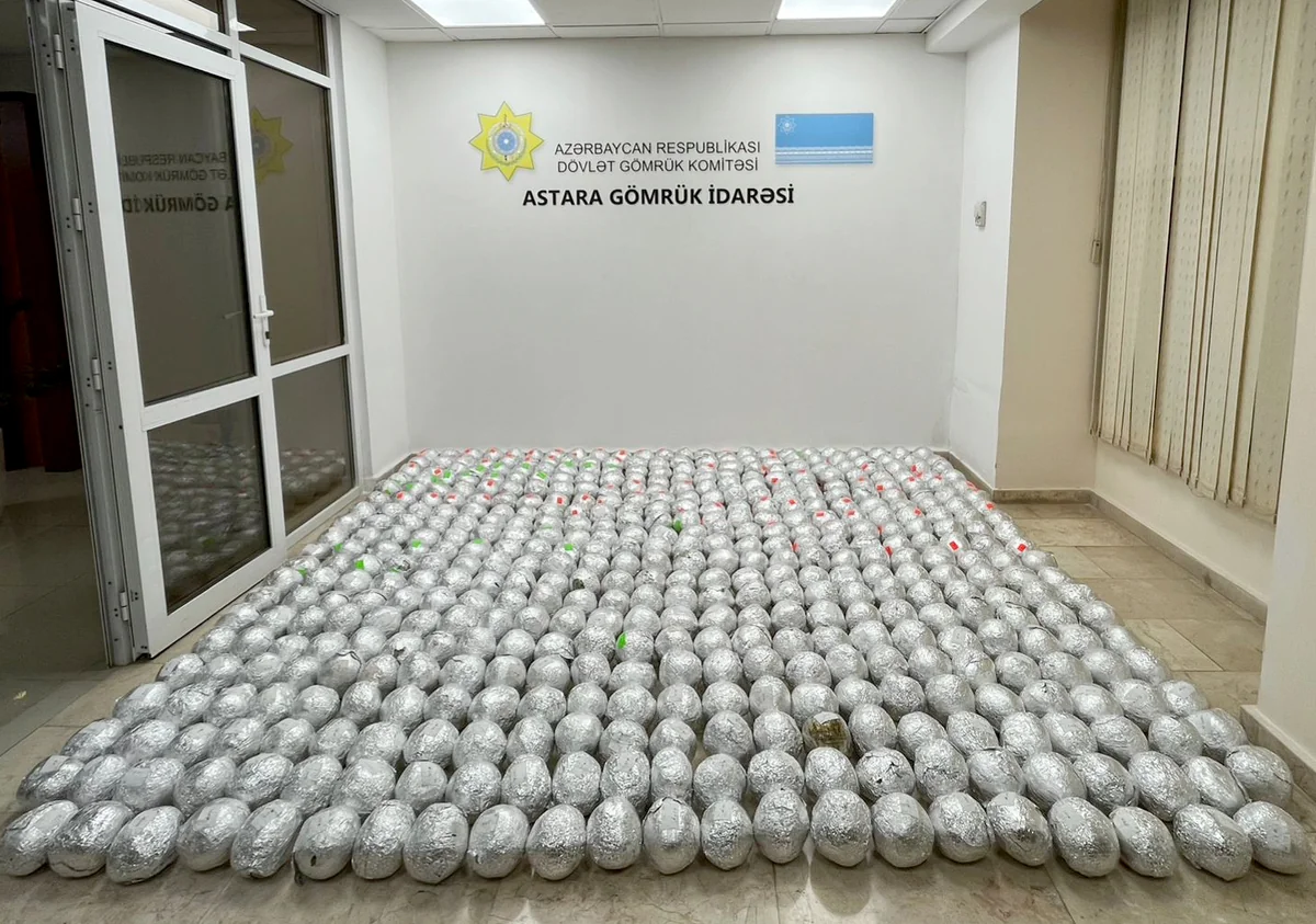 Azərbaycan gömrükçüləri 152 kiloqramdan artıq marixuana aşkar edib
