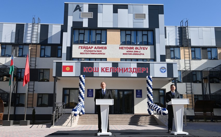 Ilham Aliyev: Kyrgyzstan-Azerbaijan Friendship Park represents brotherhood of our peoples Ilham Aliyev: Kyrgyzstan-Azerbaijan Friendship Park represents brotherhood of our peoples