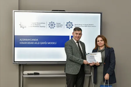 “Övladlığa götürmə sahəsində göstərilən xidmətlər”lə bağlı media nümayəndələrinə təlim keçirilib
