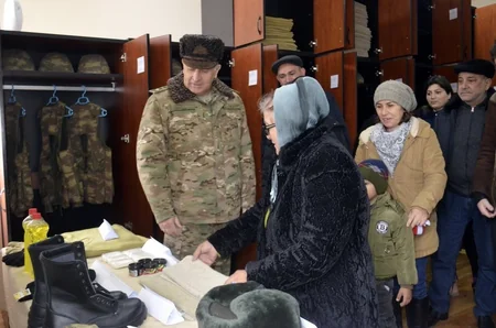 Hərbi hissələrdə Açıq qapı günü keçirilib - FOTO