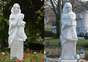 Turkic Culture and Heritage Foundation condemns act of vandalism against Natavan's statue in France