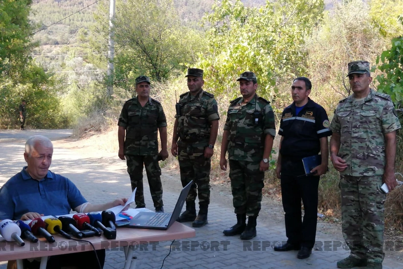 Azerbaijan sprays 1,000 tons of water to Turkey's fire-affected areas