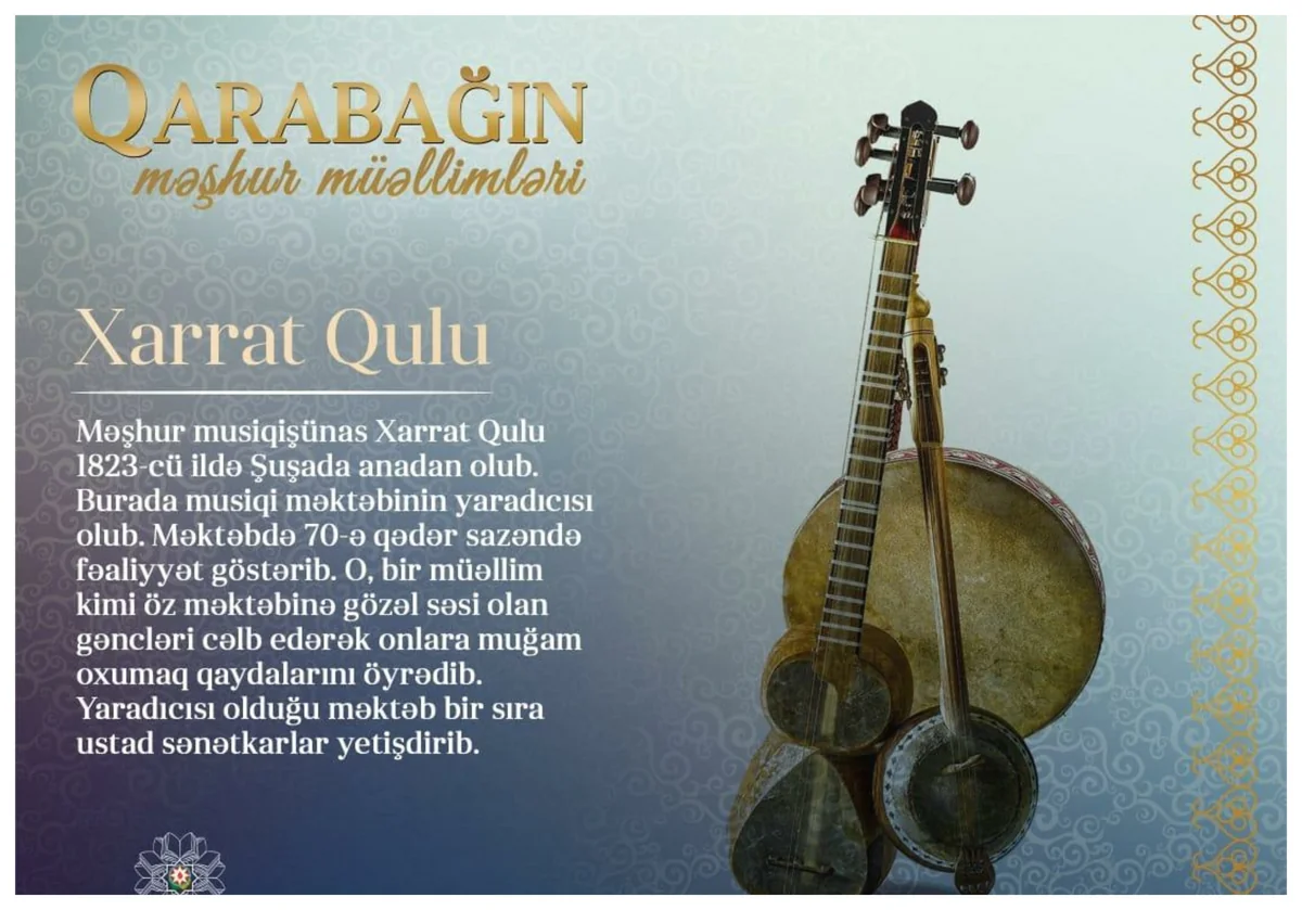 Qarabağın məşhur müəllimləri - Xarrat Qulu