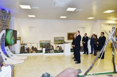 Prezident İlham Əliyev “Baytarlıq şəhərciyi”nin açılışında iştirak edib