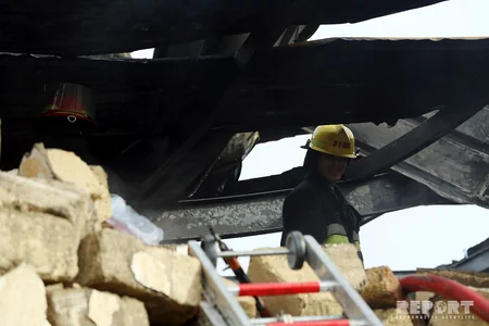 Sədərək Ticarət Mərkəzində baş verən yanğın söndürülüb - YENİLƏNİB - FOTO