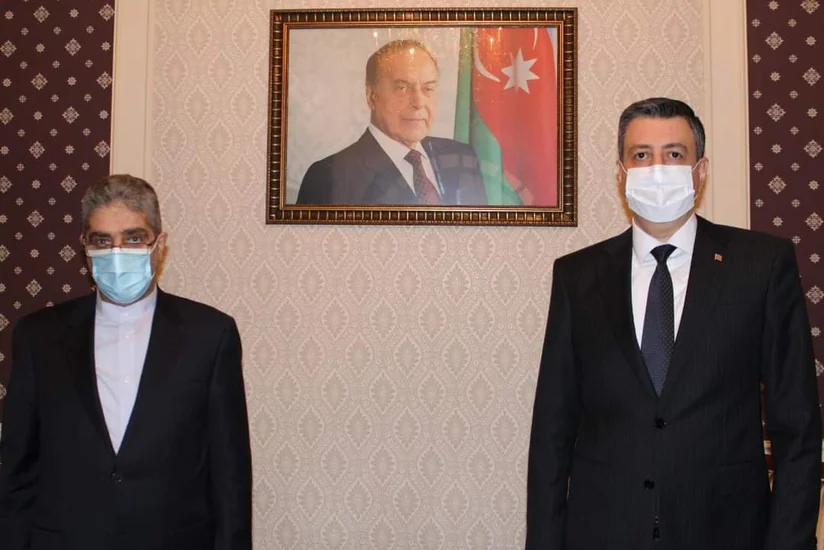 Azərbaycanın Gürcüstandakı səfiri iranlı həmkarı ilə görüşüb