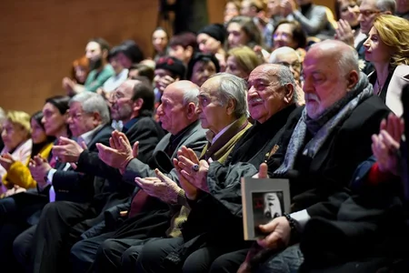 Tbilisidə Azərbaycandakı Gürcü Dram Teatrının 40 illiyi qeyd olunub - FOTO
