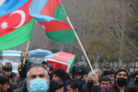 Vətən müharibəsində şəhid olan əsgər bu gün dəfn edildi