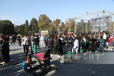 Bakıda “Gücümüz cəsarətimizdədir!” adlı yürüşün açılış mərasimi olub - YENİLƏNİB