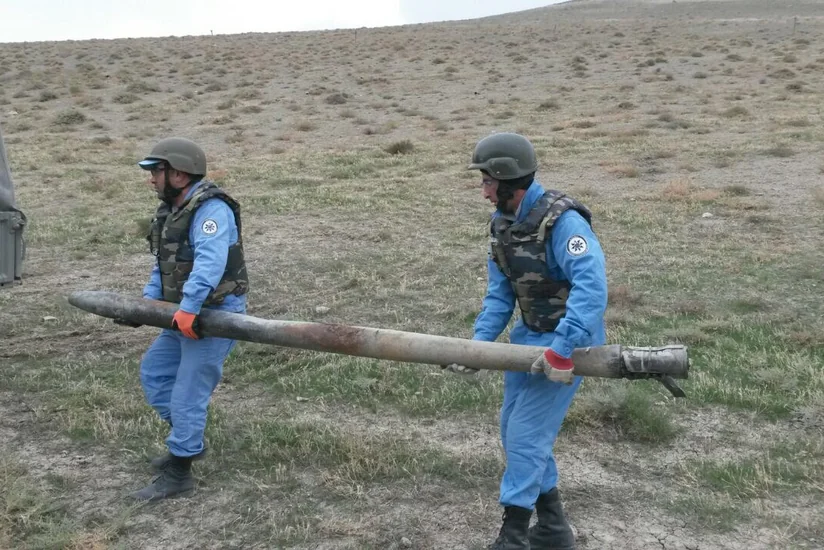 Xızıda 135 ədəd partlamamış hərbi sursat aşkar edilib