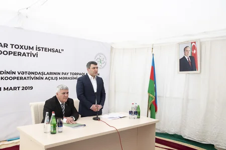Sabirabadda “Axısxalılar Toxum İstehsal Kooperativi”nin təqdimat mərasimi keçirilib