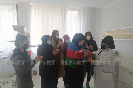 Vətən müharibəsi şəhidinin Hədiyyəsi gəldi