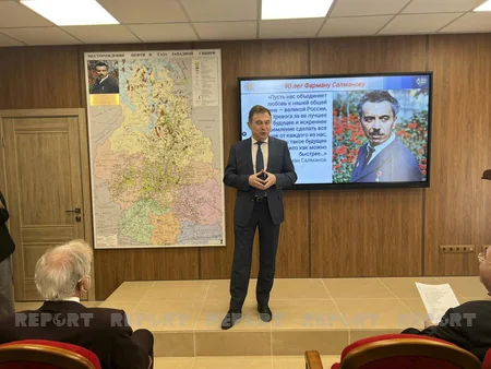 Moskvada Fərman Salmanovun büstünün və auditoriyasının açılışı olub