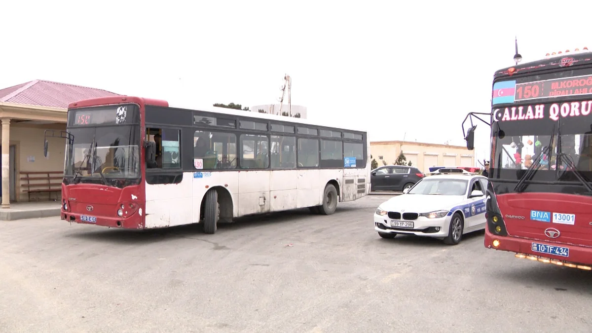 Bakının daha dörd rayonunda qaydaları pozan sürücülər saxlanılıb