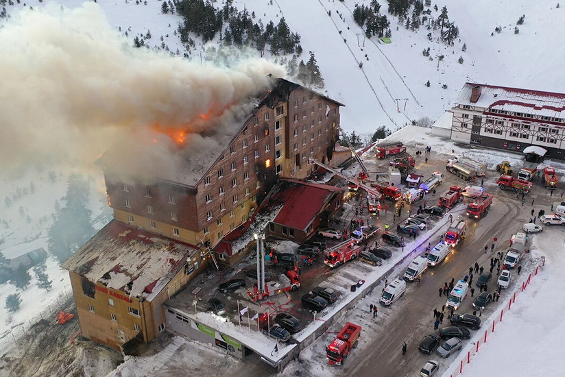 Cause of fire at ski resort hotel in Türkiye revealed