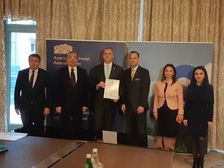 Azərbaycan Turizm Bürosu hotellərə ulduz verilməsi üzrə uyğunluğun qiymətləndirilməsi sertifikatı alıb