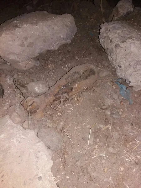 A mortar shell found in Ganja city of Azerbaijan