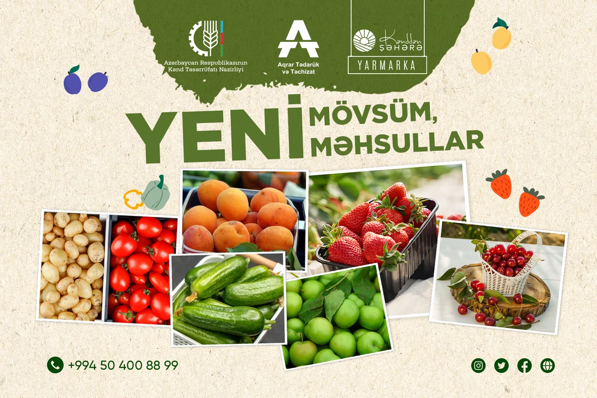 Bakıda “Kənddən Şəhərə” həftəsonu yarmarkası keçiriləcək