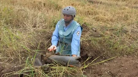 ​ANAMA Tərtər və Ağdamda 11 partlayış yerinə baxış keçirib