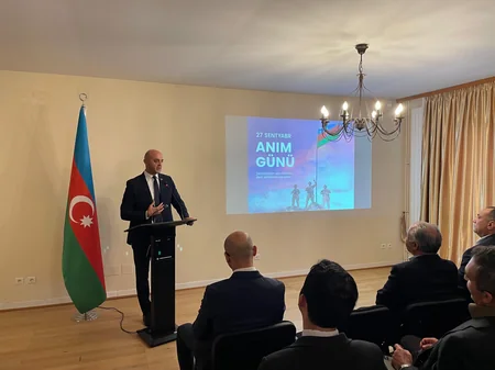 Şəhidlərimizin əziz xatirəsi Strasburqda anılıb