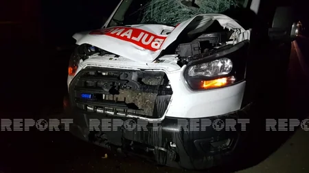 В Уджаре машина скорой помощи сбила пешехода