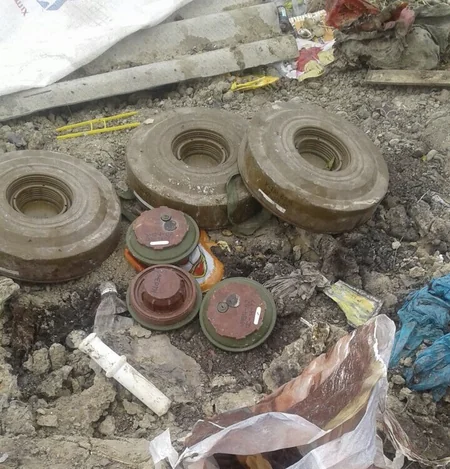 Siyəzəndə məişət tullantıları ərazisində silah-sursat tapılıb