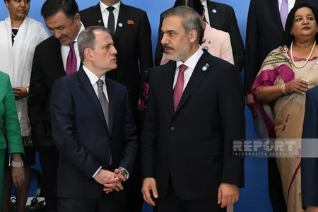Welcome ceremony held for ministers who will participate in NAM Coordinating Bureau in Baku