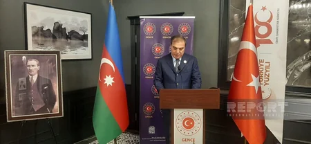Gəncədə Türkiyə Cümhuriyyətinin 100 illiyi qeyd edilib