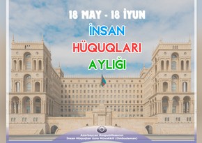 Ombudsman “İnsan Hüquqları Aylığı”nın elan olunması ilə əlaqədar müraciət yayıb