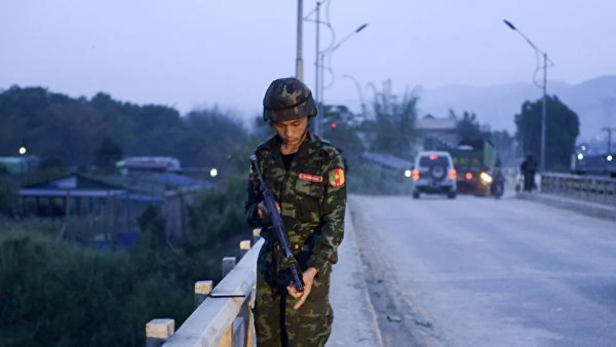 Myanmada 9 polis əməkdaşı qətlə yetirilib