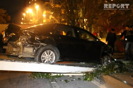 Bakıda yolda aparılan təmir işləri yol qəzasına səbəb olub - FOTO - VİDEO - YENİLƏNİB
