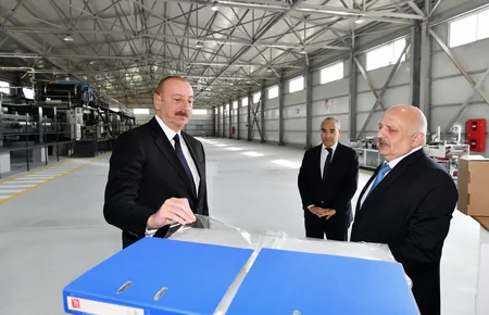 Prezident Sumqayıt Kimya Sənaye Parkında yeni müəssisələrin açılış və təməlqoyma mərasimlərində iştirak edib - YENİLƏNİB